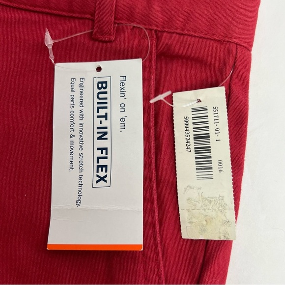 OLD NAVY Boy’s Bermuda Shorts Sz 16 Brick Color Stretch Adjustable Waistband - Picture 6 of 10